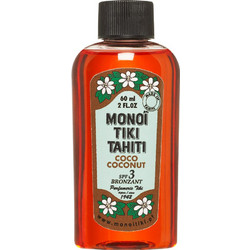 Monoi Tiki Tahiti Coconut Λάδι Μαυρίσματος Σώματος SPF3 60ml