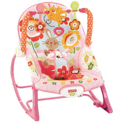 Fisher-Price Infant to Todler Ηλεκτρικό Relax Μωρού Κούνια με Μουσική & Δόνηση έως 4.05kg Ροζ Y8184