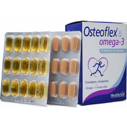 Health Aid Osteoflex & Omega-3 30 Ταμπλέτες + 30 Κάψουλες