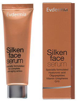 Evdermia Silken Face Αντιγηραντικό Ενυδατικό Serum Προσώπου & Ματιών με Βιταμίνη E 50ml