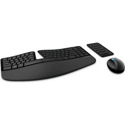 Microsoft Wireless Sculpt Ergonomic L5V-00015 Black Ασύρματο Σετ Πληκτρολόγιο & Ποντίκι