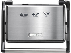 Pyrex Panini SB-290 Τοστιέρα Γκριλιέρα με Κεραμικές Πλάκες για 2 Τοστ 750W