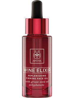 Apivita Wine Elixir Replenishing Firming Αντιγηραντικό Ενυδατικό Λάδι Προσώπου με Βιταμίνη E 30ml