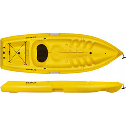 Seaflo SF-2001 Πλαστικό Kayak 2 Ατόμων Κίτρινο