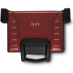 Izzy Family Grill Ceramic Τοστιέρα Γκριλιέρα με Αποσπώμενες Πλάκες για 4 Τοστ 2100W