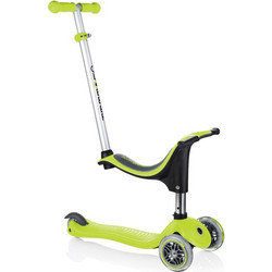 Globber Evo 4 In 1 Παιδικό Πατίνι Τρίτροχο με Κάθισμα & Φωτάκια Lime