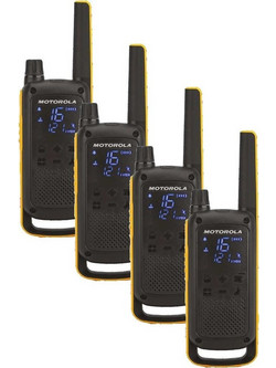 Motorola Talkabout T82 Extreme Quad Pack Black Yellow]
