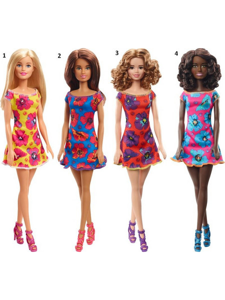 Mattel Barbie Λουλουδάτα Φορέματα Διάφορα Σχέδια