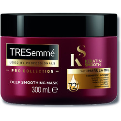 TRESemme Keratin Smooth Μάσκα Μαλλιών Κερατίνης για Φριζάρισμα για Ταλαιπωρημένα Μαλλιά 300ml