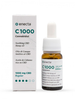 Enecta C 1000 Cannabidiol Soothing CBD Hemp Oil 10ml