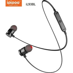 Ipipoo iL93BL Ακουστικά Bluetooth In Ear Ανθεκτικά στο Νερό Black
