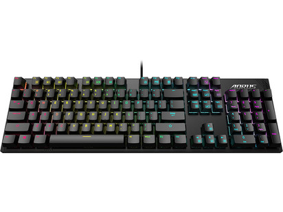 Gigabyte Aorus K1 Black Μηχανικό Gaming Πληκτρολόγιο με Cherry MX Red Διακόπτες RGB