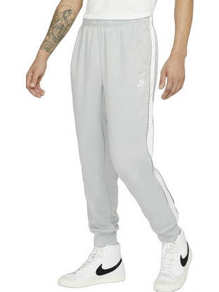 Nike Sportswear Repeat Ανδρικό Παντελόνι Φόρμας με Λάστιχο Γκρι CZ7823-077