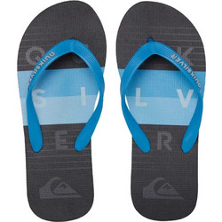 Quiksilver Molokai Word Block Παιδικές Σαγιονάρες για Αγόρι Ανθρακί AQBL100425-XBKB