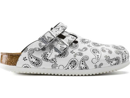 Birkenstock Kay Super Grip Paisley Black/White