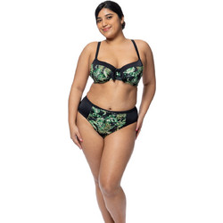 Dorina Bikini Top με Ενίσχυση Floral Πράσινο D000541MI010-GE0045