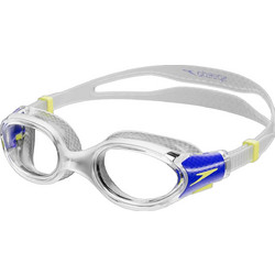Speedo Biofuse 2.0 Παιδικά Γυαλάκια Κολύμβησης Αντιθαμβωτικά Μπλε Λευκά Κίτρινα