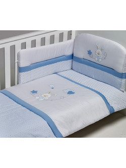 Bebecor Bunny Σετ Κούνιας Blue 3τμχ 6021BL