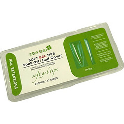 Soft Gel Medium Stiletto Tips Νυχιών 240τμχ JP008