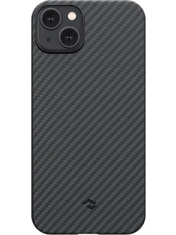 Pitaka MagEZ Case 4 1500D Aramid Back Cover Fiber Black / Grey / Twill (iPhone 15 Plus)