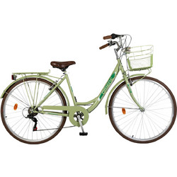 Orient Bikes City Classic 2024 Γυναικείο Ποδήλατο Πόλης 28" με 6 Ταχύτητες Lime