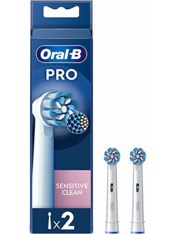 Oral-B Pro Sensitive Clean Ανταλλακτικές Κεφαλές Ηλεκτρικής Οδοντόβουρτσας 2τμχ