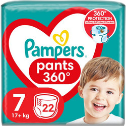 Pampers Pants 360 Πάνες Βρακάκι No7 17kg+ 22τμχ