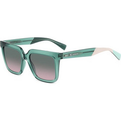 Missoni MMI0171S 1EDJP Ανδρικά Γυαλιά Ηλίου Τετράγωνα Κοκάλινα Πράσινα με Μαύρο Polarized Φακό