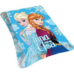 Dimcol Disney Frozen Κουβέρτα Κούνιας Fleece 130x170 Γαλάζια