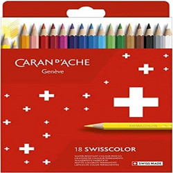 Caran d'Ache Swisscolor Ξυλομπογιές Σετ 18τμχ