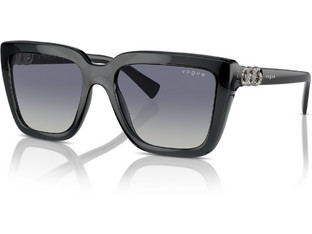 Vogue VO5575S 31324L Γυναικεία Γυαλιά Ηλίου Πεταλούδα Κοκάλινα Μαύρα με Μαύρο Degradee Φακό