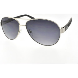 Enzo 2239 C1 Ανδρικά Γυαλιά Ηλίου Aviator Μεταλλικά Μαύρα με Μαύρο Degradee Φακό