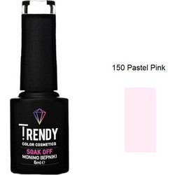 Trendy Soak Off 150 Pastel Pink Ημιμόνιμο Βερνίκι Νυχιών 6ml