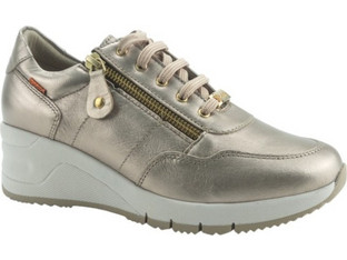 Ragazza Γυναικεία Sneakers Flatforms Ροζ Χρυσά 0322