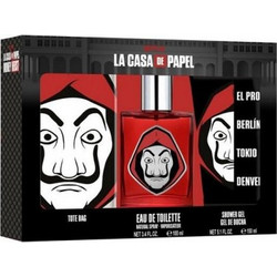Air Val Netflix La Casa de Papel Eau de Toilette 100ml + Shower Gel 150ml + Τσάντα