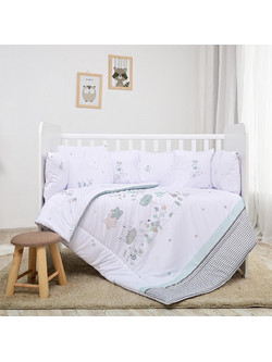 Lorelli Cosy Giraffe Σετ Κούνιας White/Blue 5τμχ