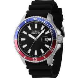 Invicta Pro Diver Ανδρικό Ρολόι με Μαύρο Καουτσούκ Λουράκι 46131