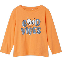 Name It Παιδικό T-Shirt Μακρυμάνικο Πορτοκαλί 13224977