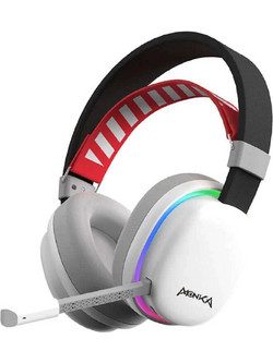Marvo HG9069 Monka Echo Ασύρματο Gaming Headset Over Ear White
