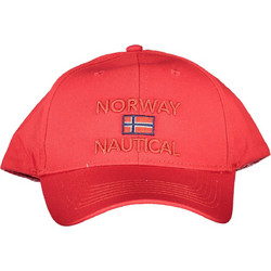 Nautica Norway 1963 Ανδρικό Καπέλο Jockey Υφασμάτινο Κόκκινο 832001