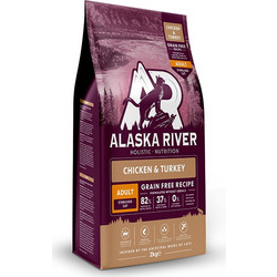 Alaska River Adult Sterilised Grain Free with Chicken & Turkey 2kg
