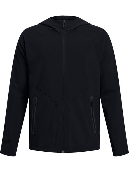 Under Armour Παιδική Ζακέτα με Κουκούλα και Φερμουάρ Μαύρο 1383126-001