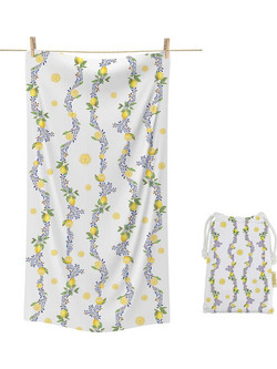 Soap Tales Pure Citrus Πετσέτα Θαλάσσης Microfiber Λευκή 70x140cm ST00831
