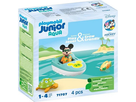 Playmobil 1-2-3 Junior Aqua Το Κρις Κραφτ του Mickey για 1-4 Ετών 71707