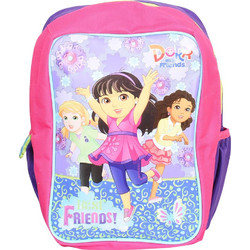 SunCe Dora The Explorer Σχολική Τσάντα Πλάτης Δημοτικού Ροζ DBF-4535