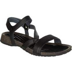 Teva Δερμάτινα Γυναικεία Σανδάλια Μαύρα 1007300