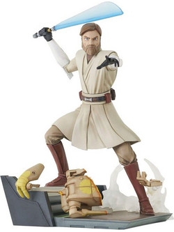 Gentle Giant Star Wars The Clone Wars Gallery General Obi-Wan Kenobi 23cm