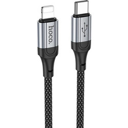 Hoco X102 Braided USB-C to Lightning Cable 27W 1m Black 6942007608749