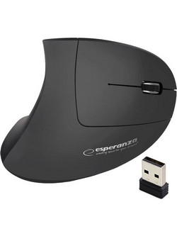 Esperanza EM133 Ασύρματο Bluetooth Ποντίκι Vertical Black