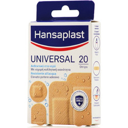 Hansaplast Universal Αυτοκόλλητα Επιθέματα σε 4 Μεγέθη 20τμχ